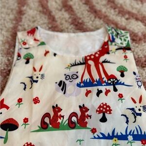 Colorful Animal Print Sleeveless Top